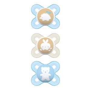 MAM 3pk Pacifier Newborn - Boy - 1 of 3