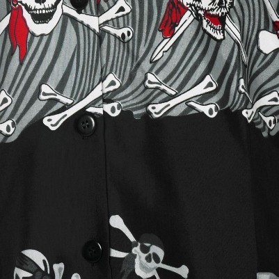 skull crossbones black