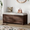 VYNXARIA Shoe Bench with Removable Cushion, Entryway Bench with Hidden Storage for Living Room, Entryway, and Hallways - 2 of 4