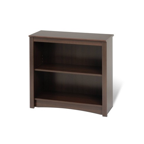 17 in. x 8.5 in. 2-Tier Wall Mount Shelf in Espresso (Brown