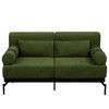 NicBex 59" Loveseat with USB Ports,Modern Chenille Couch,2-Seater Sofa with Unique Cylindrical Armrests,Sofas for Living Room,Bedroom - 2 of 4