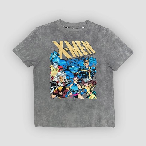 Boys' Marvel X-Men Short Sleeve Graphic T-Shirt - Light Gray XS