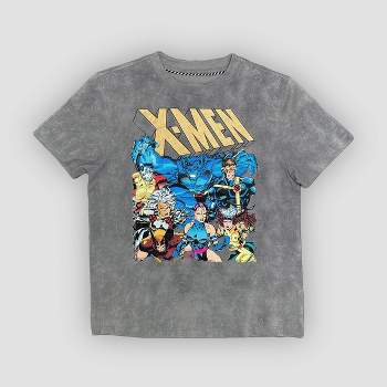 Boys' Marvel X-Men Short Sleeve Graphic T-Shirt - Light Gray