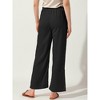 Allegra K Women's High Elastic Waist Casual Satin Wide Leg Pant - 4 of 4