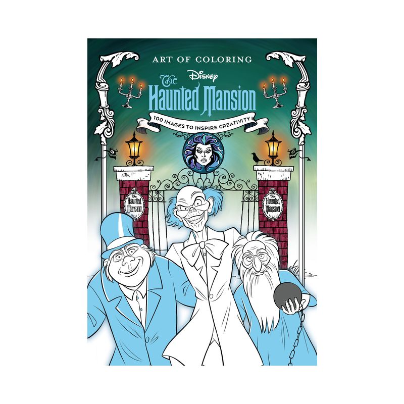 Art of Coloring: The Haunted Mansion - by  Disney Books (Paperback), 1 of 2