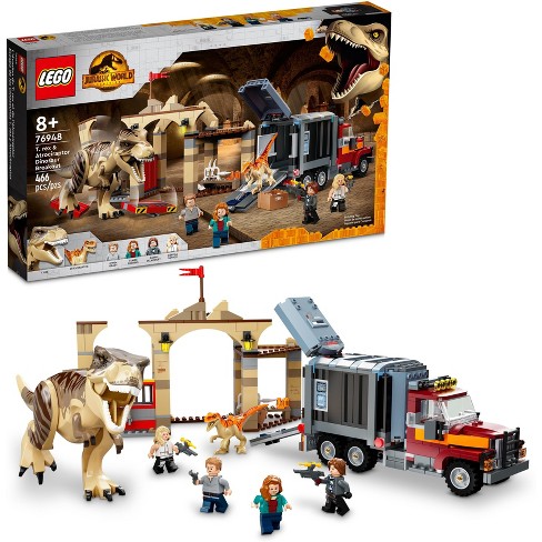 Lego Jurassic T. Rex & Atrociraptor Dinosaur Toy 76948 : Target