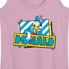 Women's - Disney - Leaning Donald Duck With Nametag Graphic Racerback Tank - 2 of 4