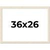 PosterPalooza | 36x26 Wide Barnwood Picture Frame, UV Acrylic, 6 Finishes - Grey, Brown, White, and Black - 2 of 4