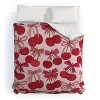 Deny Designs Valentina Ramos Cherries with Bows Pattern Comforter and Sham Set - 2 of 4