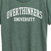 Women's - Instant Message - Overthinkers University Short Sleeve Graphic T-Shirt - 2 of 4