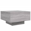 Clihome Modern Square Coffee Table with Textured Finish,Textured Center Table with Inviting Design for Cozy Living Spaces - 2 of 4