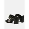 Fischer Stud Embellished Block Heel Sandals - 3 of 4