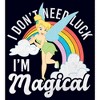 Women's Peter Pan St. Patrick's Day Tinkerbell I Don't Need Luck I'm Magical T-Shirt - 2 of 4
