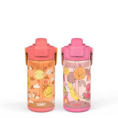 Zak Designs 14oz Recycled Stainless Steel Vacuum Insulated Kids' Water  Bottle 'happy Skies' : Target