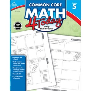 Common Core Math 4 Today, Grade 5 - (Common Core 4 Today) by  Erin McCarthy (Paperback) - 1 of 1