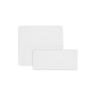 LUX Airline Ticket (3 7/8 x 8 1/2) 50/Pack 70lb. White (AIR378-70W-50)