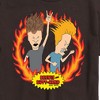 Men's - Beavis & Butthead - Rock n' Roll Flames Short Sleeve Graphic T-Shirt - 2 of 4