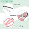Unique Bargains Stainless Steel Garden Comfortable Grip Flower Pruning Scissor 3Pcs - 2 of 4