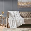 60"x70" Oversized Marselle Faux Fur Throw Blanket - Madison Park - 2 of 4
