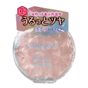 Canmake Tokyo Munyutto Highlighter - 02 Quartz (0.13 oz) - The Bouncy J-Beauty Highlight for a Rosy, Wet-Look Glow - 1 of 4