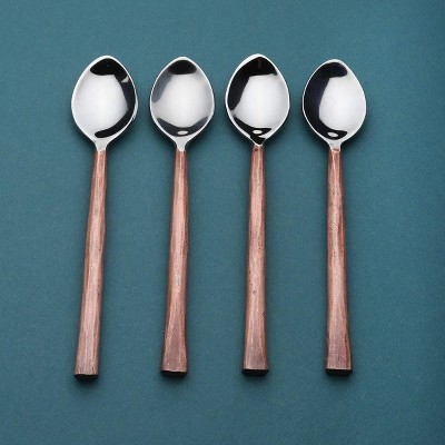 Sundance Copper and Stainless Steel Demitasse Spoon Set