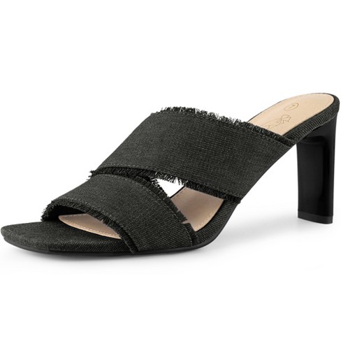 Perphy Slide Heels Mules Block Heel Sandals For Women : Target