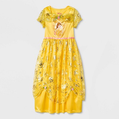 Girls' Disney Princess Belle Easy Fit NightGown - Yellow