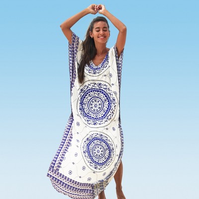 Women's Boho Print Maxi Cover Up - Cupshe - One Size Fits Most, Multi-Color