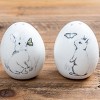 Transpac Dolomite 2.75 in. Off-White Easter Bun Buns Salt and Pepper Shaker, Set of 2 - 3 of 3