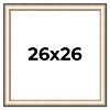 PosterPalooza | Square Contemporary Silver Picture Frame - UV Acrylic, Foam Board Backing, Hanging Hardware - 2 of 4
