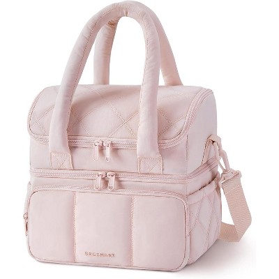 Paaaawaters Lunch Bag Women, Double Deck Insulated Lunch Box, Large Lunch Cooler For Work Picnic School