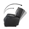 Paulina Genuine Leather Power Recliner with Wingback Design Set of 2|ARTFUL LIVING DESIGNS - 3 of 4
