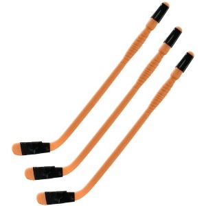 Set of 3 Brown Hockey Sticks for WWE & AEW Wrestling Action Figures - 1 of 1