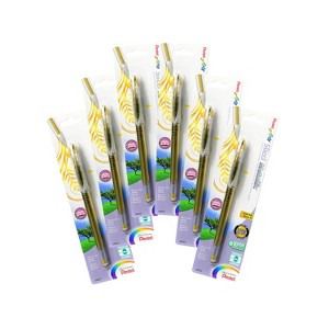 Pentel Slicci Extra Fine Metallic Gel Pens Metallic Gold 6/Pack (99027-PK6) - 1 of 1