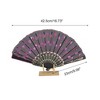 Unique Bargains Sequins Folding Fan 1 Pc - 2 of 4