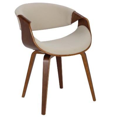 Curvo Mid-century Modern Dining Accent Chair - Lumisource : Target