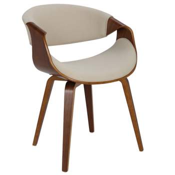 Curvo Mid-Century Modern Dining Accent Chair - LumiSource