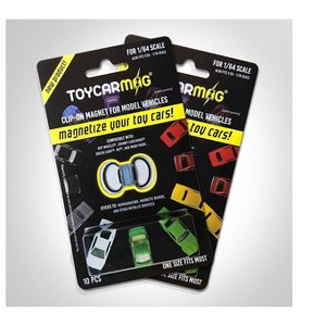 10 piece Clip-On Magnets Clip and Display for 1/64-1/55-1/76 Scale Model Cars by Toyscarmag - 1 of 4