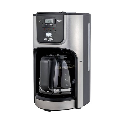 Mr. Coffee Rapid Brew 12-Cup Programmable Coffee Maker - Silver