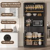 Kitchen Pantry Cabinet, 70 in Tall Pantry Storage Cabinet with Countertop, Doors and Drawer, Freestanding Cupboard for Dining Room, Living Room - 4 of 4