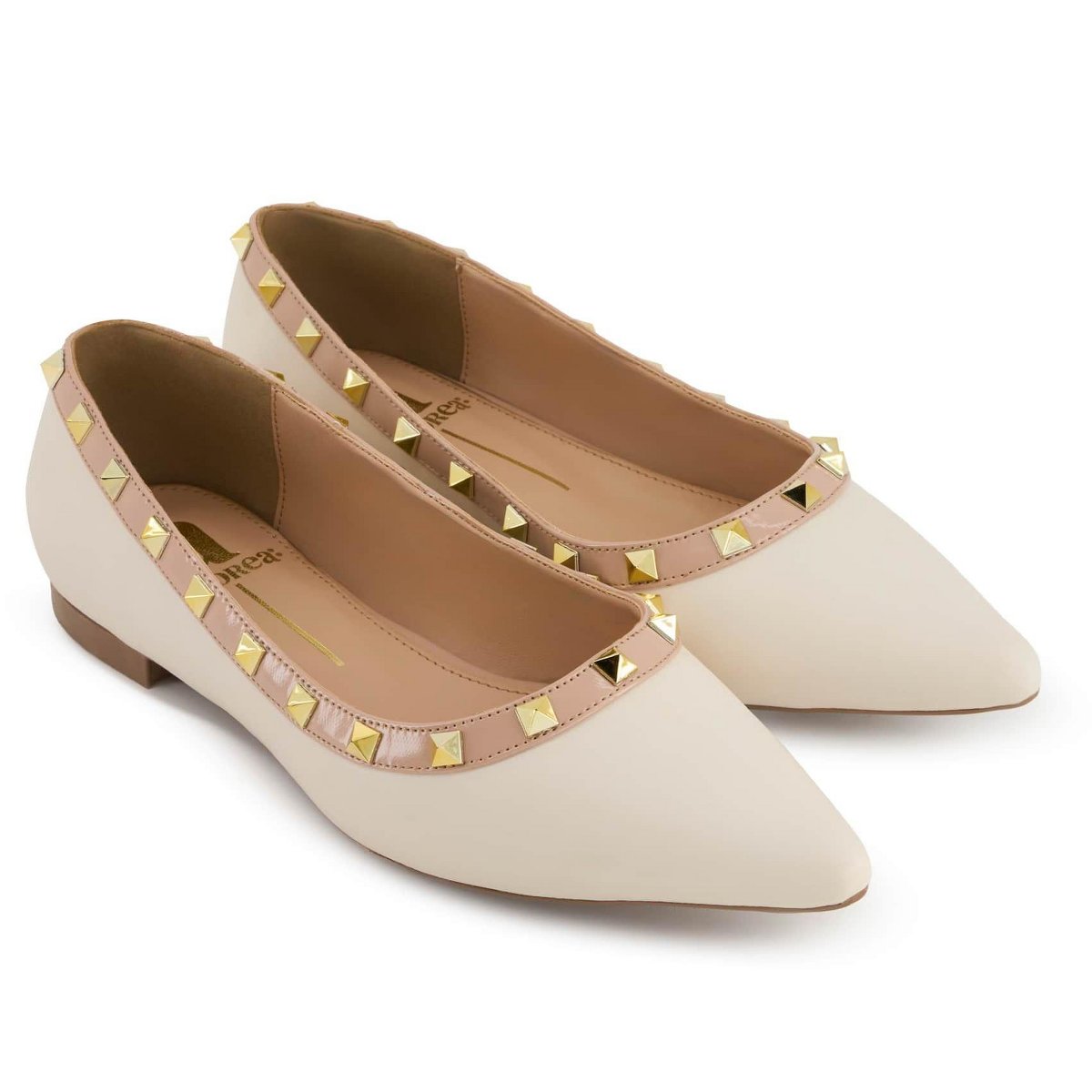 Обувь Andrea Women's classic Flats 94987 Ivory 8 — фото 3
