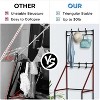 Wikineon Double-Row & Single-Hanging Coat and Shoe Rack: Multi-Purpose Storage Solution for Organizing Coats, Shoes - 3 of 4