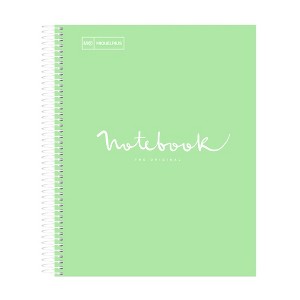 Miquel Rius Emotions 1 Subject Notebook, 80 Lined Sheets, Heavyweight Paper, 3 Hole Punched, Perforated, Laminated Board Cover - 1 of 1