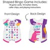 Big Dot of Happiness Roar Dinosaur Girl - Picture Bingo Cards and Markers - Dino Mite Trex Baby Shower Shaped Bingo Game - Set of 18 - 3 of 4
