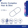 Pure Encapsulations Biotin Complex Hair & Skin - Biotin Complex for Healthy Hair and Skin Support - 60 Capsules - 3 of 4