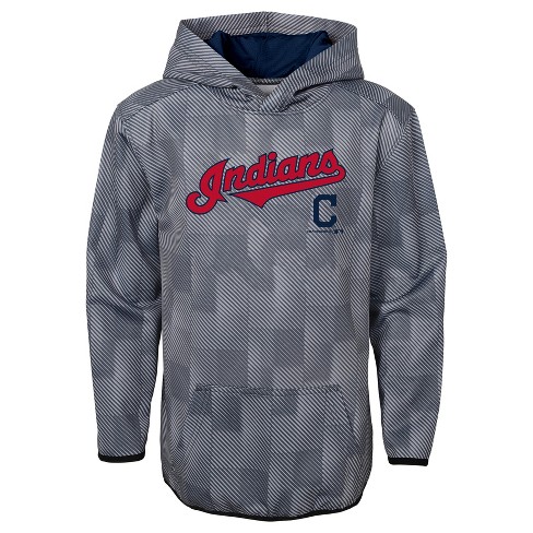 Poly Boys' Indians Pitch Cleveland Hoodie Mlb First Gray Poly Boys' Indians Pitch Cleveland Hoodie Mlb First Gray