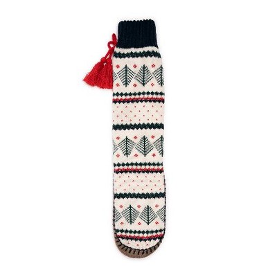 MUK LUKS Women's Tassel Slipper Socks