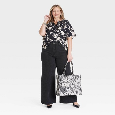 Ava & Viv Damen Plus High Rise Regular Fit Full Wide-Leg - Bild 7 von 19