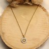 SOHI Women's California Gold The Clover Pendant Necklace - 3 of 4