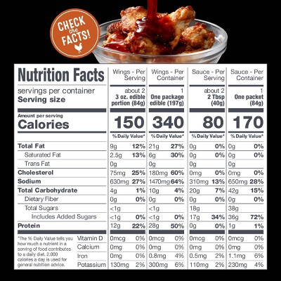 Foster Farms Take Out Crispy Wings Honey BBQ - 16oz